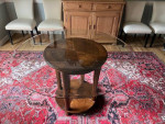 Dining Room Table with 48” Beveled Glass Top, No Chairs