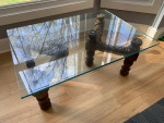 Glass Top Coffee Table