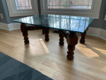 Glass Top Coffee Table