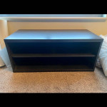 Coffee TABLE with Shelf BLACK Wood Home VIDEO GAME Center Xbox Playstation Ninte