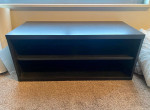 Coffee TABLE with Shelf BLACK Wood Home VIDEO GAME Center Xbox Playstation Ninte