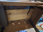 Antique Folding Desk Sewing Craft Table