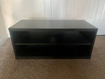 Coffee TABLE with Shelf BLACK Wood Home VIDEO GAME Center Xbox Playstation Ninte