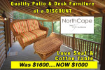 $600 OFF - Quality Indoor/Outdoor Wicker Loveseat / Coffee Table Set
