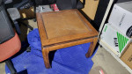 Wicker Top Side Table