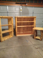 Entertainment Unit, Shelf Unit, and End Table
