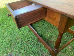 Early American Walnut Tavern Table.