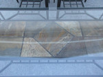 3-Pc Coffee/End Table Set. Features A Slate Top Design And a Glass Top