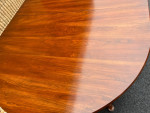 Henkel Harris Solid Cherry Dining Table with 3 Leaves. High End