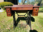 1928 Singer Treadle Sewing Machine and Table