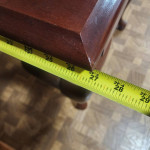 HARDWOOD ONE DRAWER TABLE