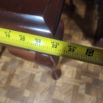 HARDWOOD ONE DRAWER TABLE