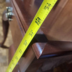HARDWOOD ONE DRAWER TABLE