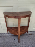 Butler Specialty Company, Parquet Demilune Console Table