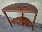Butler Specialty Company, Parquet Demilune Console Table