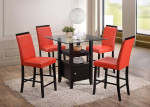Contemporary Table and Chairs (counter height)