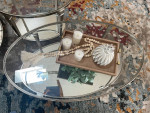 GLASS COFFEE TABLE~END TABLES
