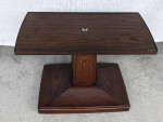 Mid Century MCM Gusdorf Faux Wood Swivel TV Stand Side Table