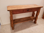 Rustic Wood Sofa Table/Buffet  Table