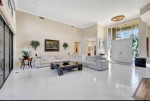 Exquisite black granite coffee table
