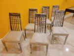 LUXURY, ITALIAN DINING ROOM SET - EXTENDABLE TABLE + 6 CHAIRS