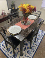 Dining set/table and 4 chairs