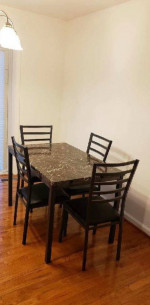 Dining set/table and 4 chairs