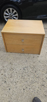 Night table - small cabinet w 2 drawers