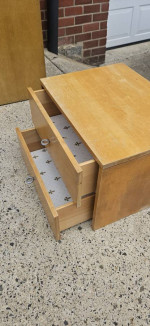 Night table - small cabinet w 2 drawers