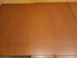 DINING ROOM SET (ITALY)- EXTENDABLE TABLE AND 4 HIGH BACK CHAIRS