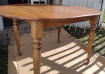 Solid wood table