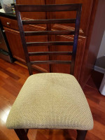 Cafe Height Kitchen Table with 6 Stool-high chairs