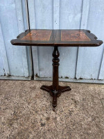 Antique Edwardian Inlaid Rosewood Side Table.