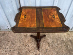 Antique Edwardian Inlaid Rosewood Side Table.