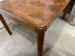 Dining Table -Modern Rectangular Oak with Extra 12" Leaf