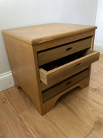 Table Cabinet Game Storage Solid Wood