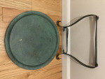 Table Side Metal 20"tall x 24" diameter