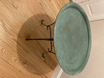 Table Side Metal 20"tall x 24" diameter