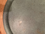 Table Side Metal 20"tall x 24" diameter