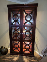 Hutch and buffet server with coffee table