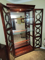 Hutch and buffet server with coffee table