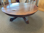 Antique Claw Foot Coffee Table (#889)