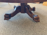 Antique Claw Foot Coffee Table (#889)