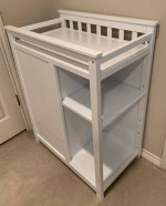 All Wood Baby Changing Table/White