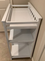 All Wood Baby Changing Table/White