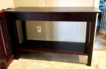 Console Table in Espresso
