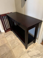 Console Table in Espresso