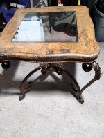 MARBLE END TABLE