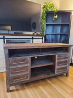 Large Farmhouse Style Entertainment Table