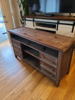 Large Farmhouse Style Entertainment Table